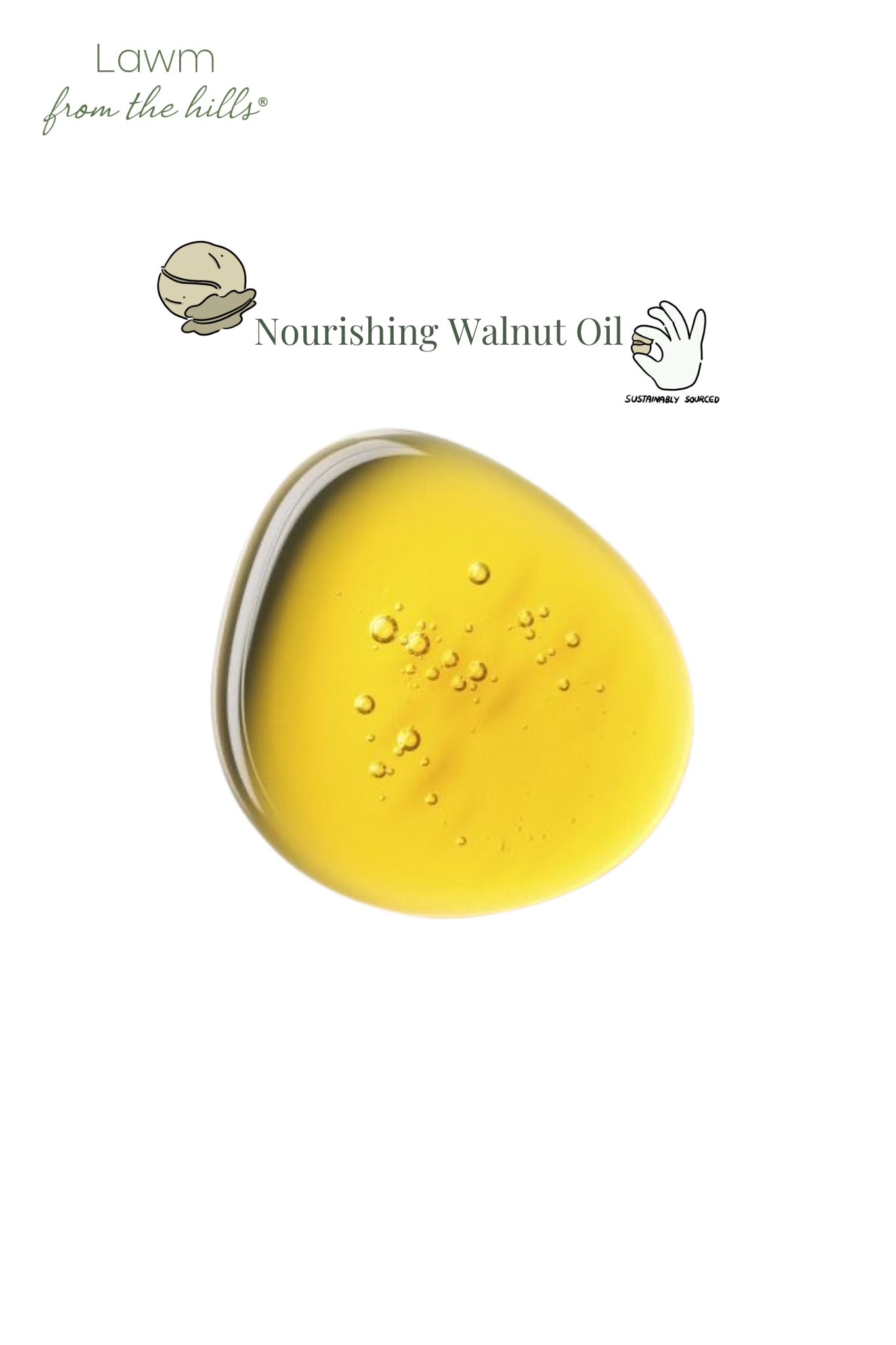 Lawm from the hills Nourishing Walnut Face oil (35g)