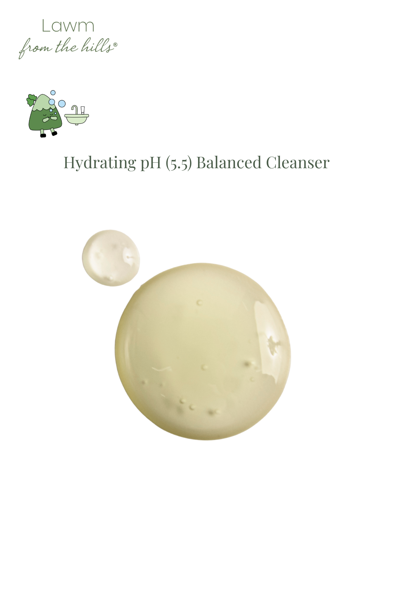 Lawm from the hills Hydrating pH Balanced Face Cleanser (80g)