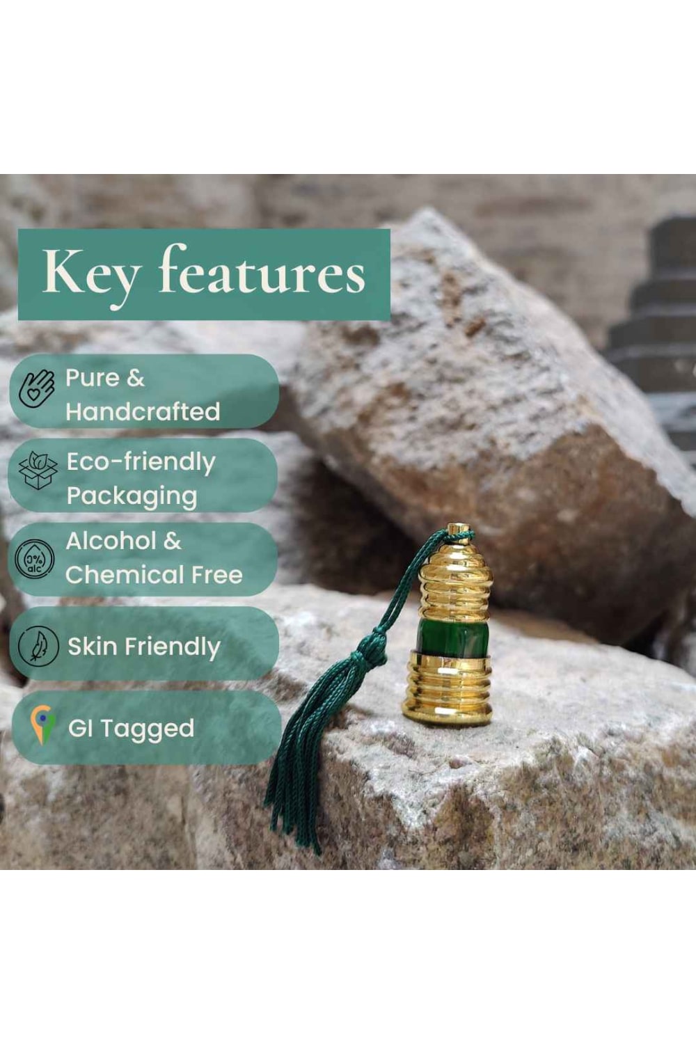 Boond Fragrances | Khusa Natural Perfume Oil (Vetiver Attar)