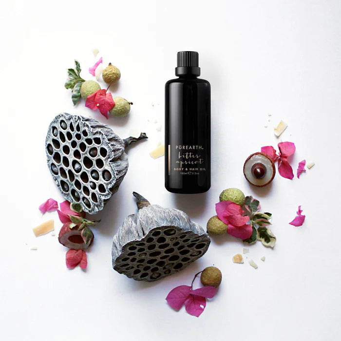 PUREARTH BITTER APRICOT BODY & HAIR OIL