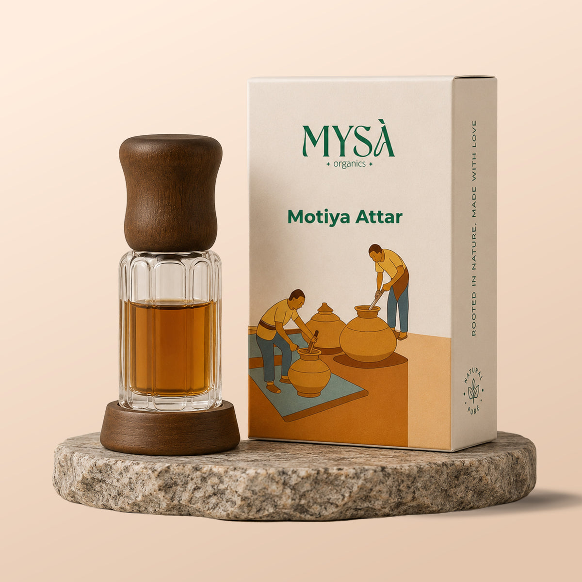 MYSA Organics Motiya Attar (Jasmine) 3ml