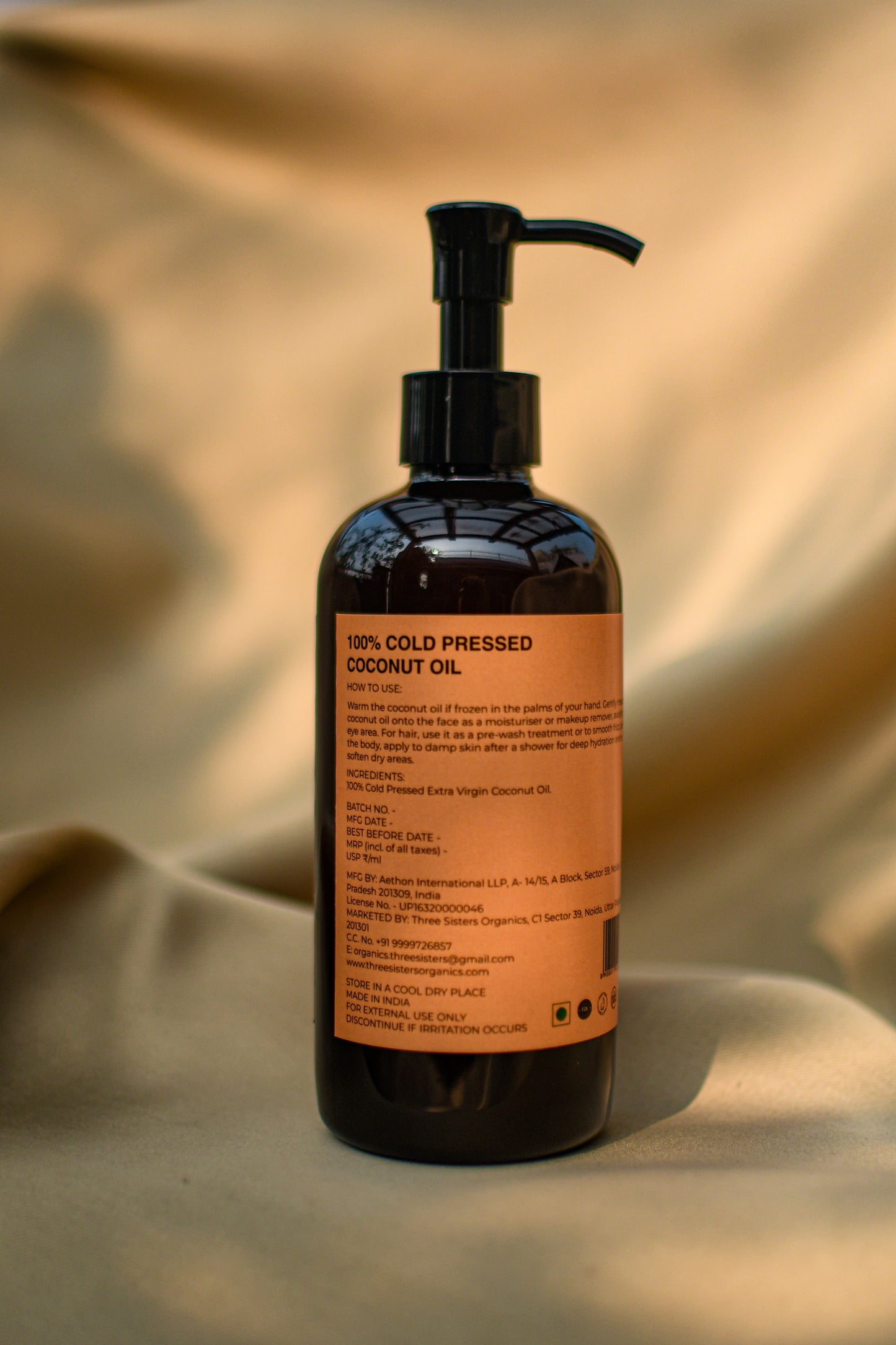 Three Sisters Organics | 100% Cold Pressed Coconut Oil