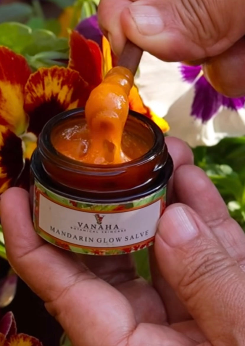 VANAHA BOTANICAL Mandarin Glow Face Salve 15g