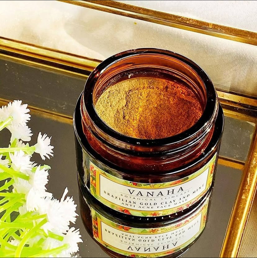 VANAHA BOTANICAL Brazilian Gold Clay and Mint Mask