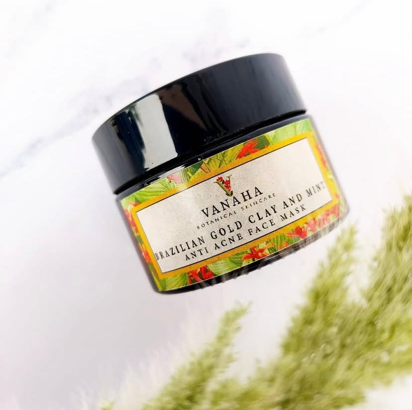 VANAHA BOTANICAL Brazilian Gold Clay and Mint Mask