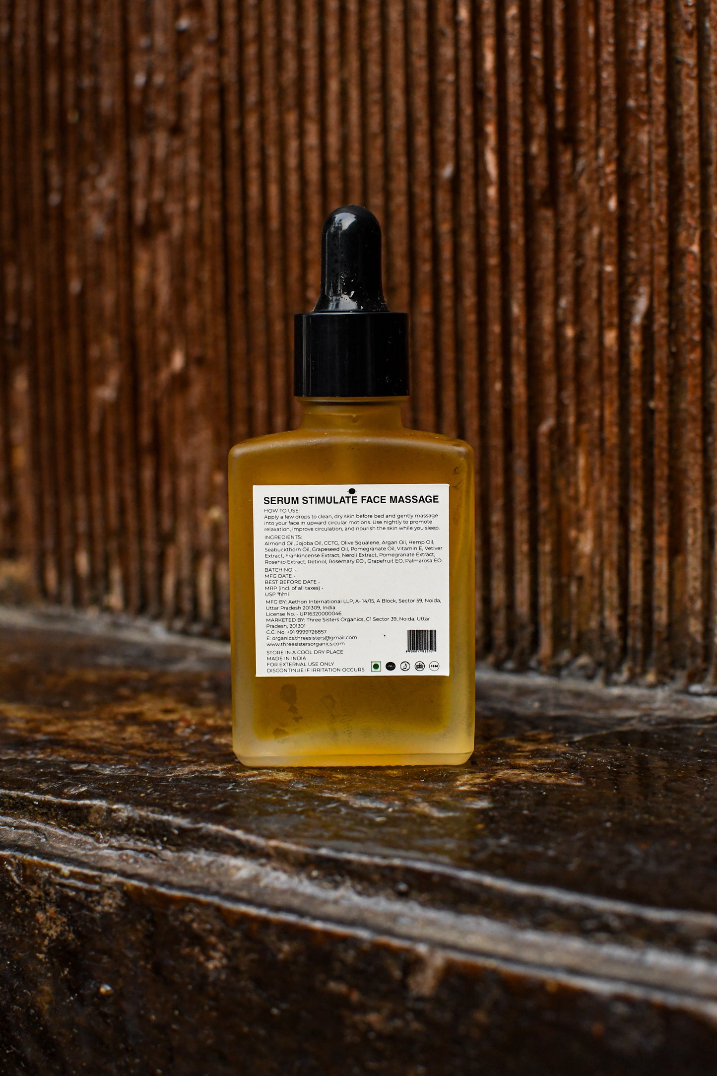 Three Sisters Organics | Serum Stimulate Face Massage