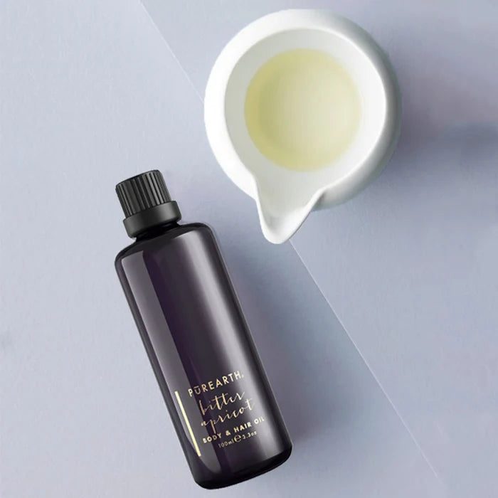 PUREARTH BITTER APRICOT BODY & HAIR OIL
