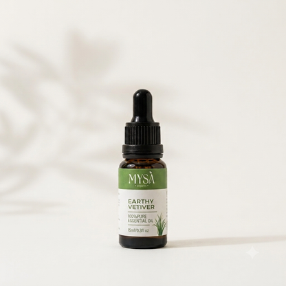 MYSA Organics Pure Vetiver Essential Oil 15ml