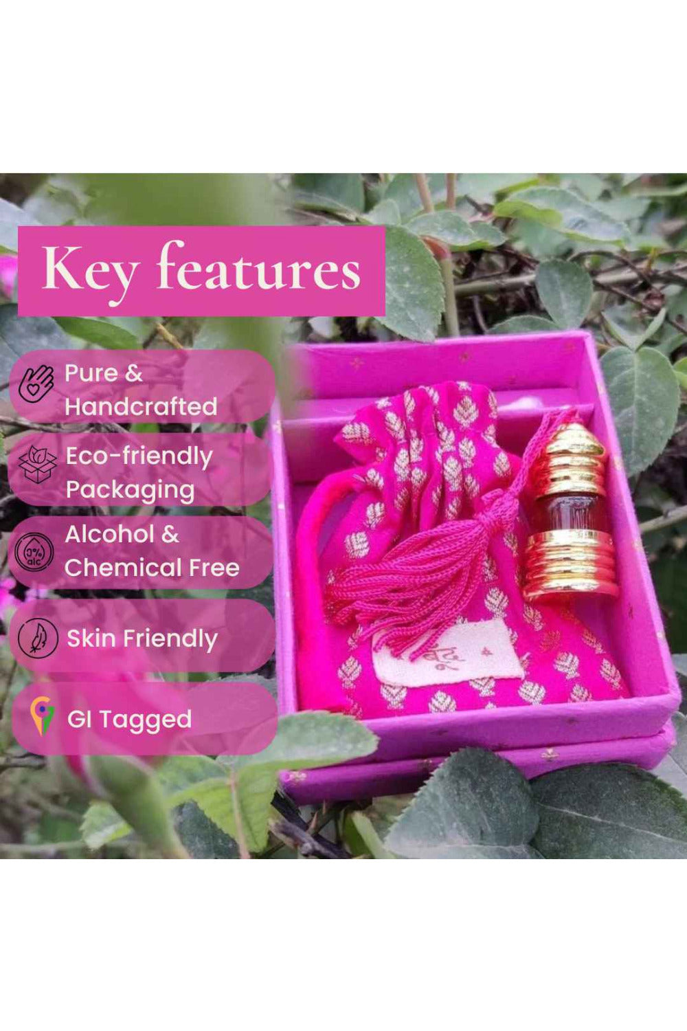 Boond Fragrances | Gulabi Natural Perfume Oil (Indian Rose Attar)