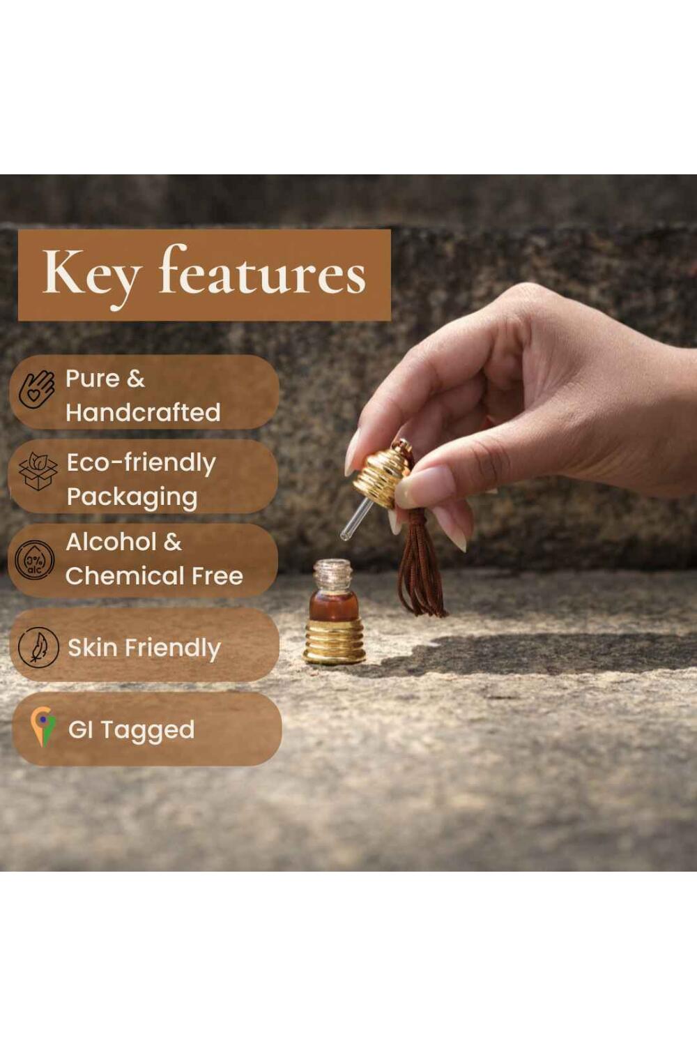 Boond Boond Fragrances | Sandali Natural Perfume Oil (Sandalwood Attar ...