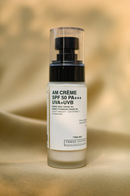 Three Sisters Organics | AM Creme SPF 50 PA+++ UVA+UVB