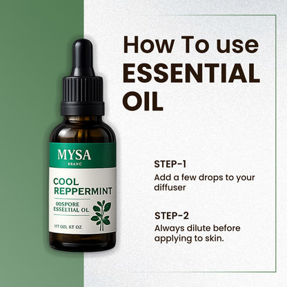MYSA Organics Pure Peppermint Essential Oil