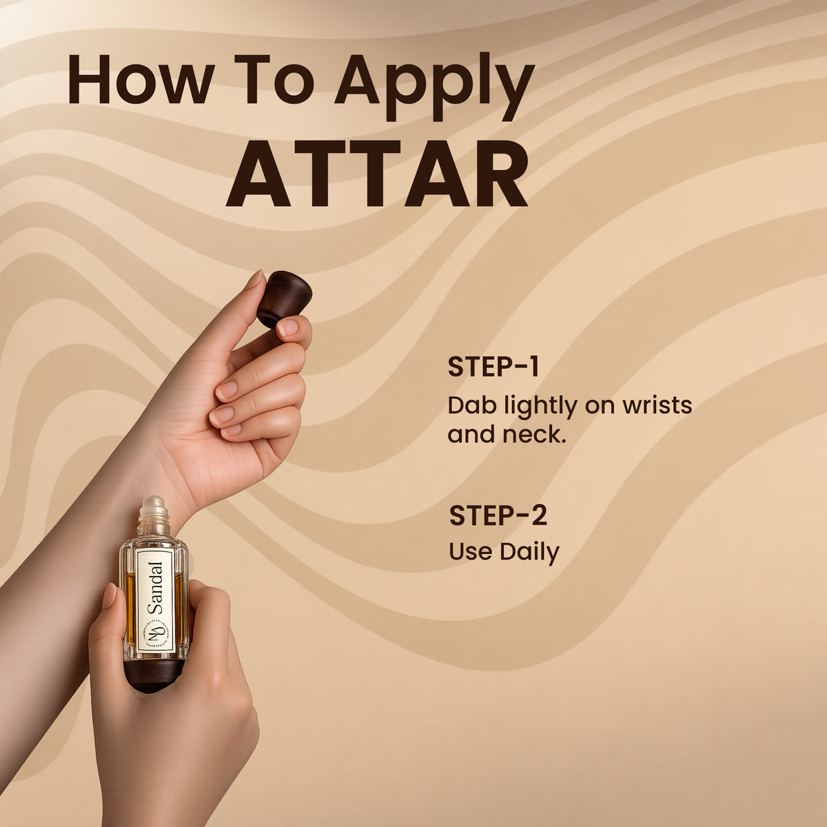 MYSA Organics Sandal Attar 3ml