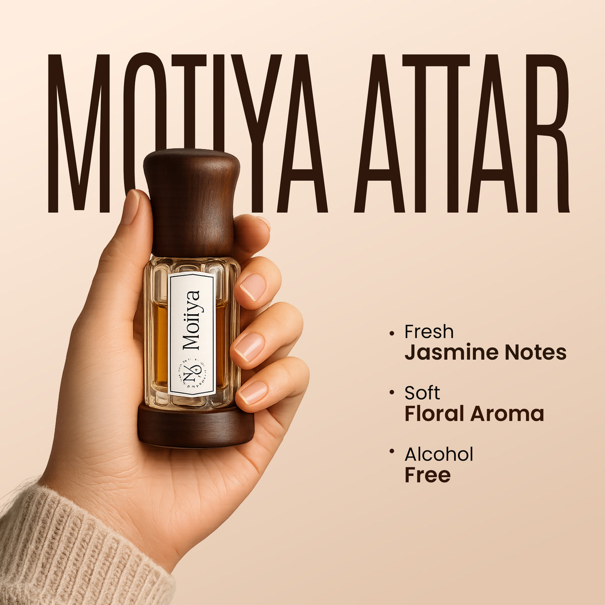 MYSA Organics Motiya Attar (Jasmine) 3ml