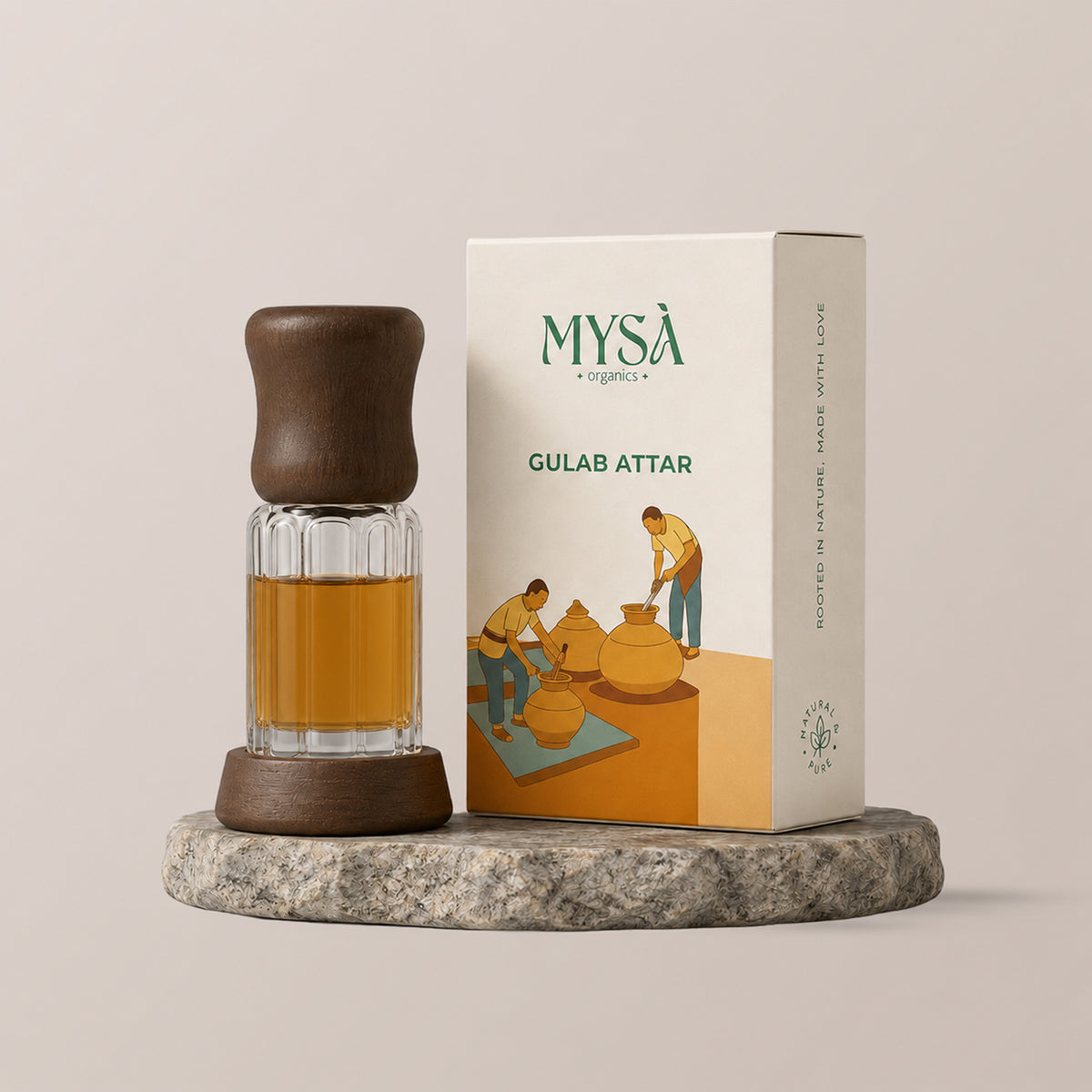MYSA Organics Gulab Attar (Rose) 3ml