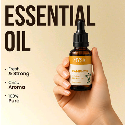 MYSA Organics Pure Camphor Essential Oil 15ml