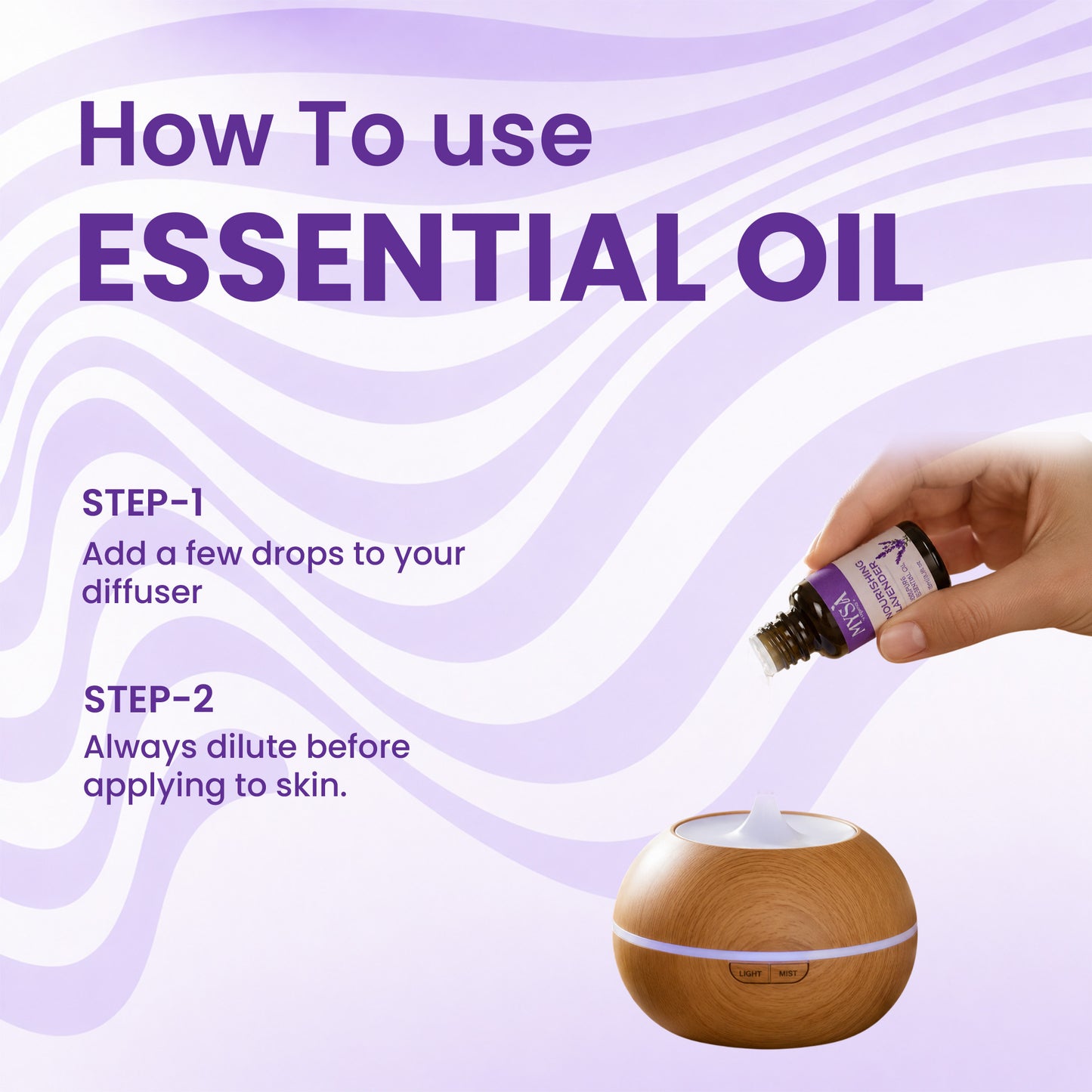 MYSA Organics Pure Lavender Essential Oil 15ml