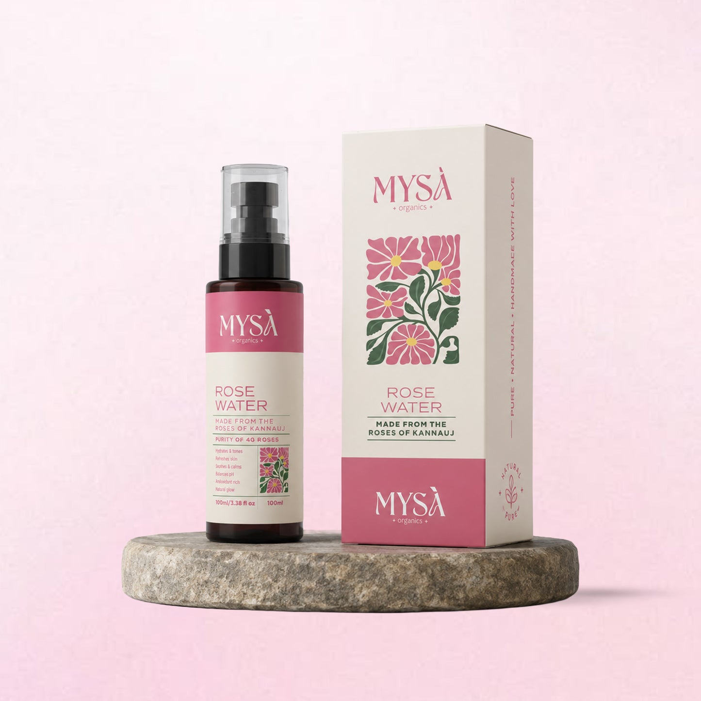 MYSA Organics Rosewater 100ml