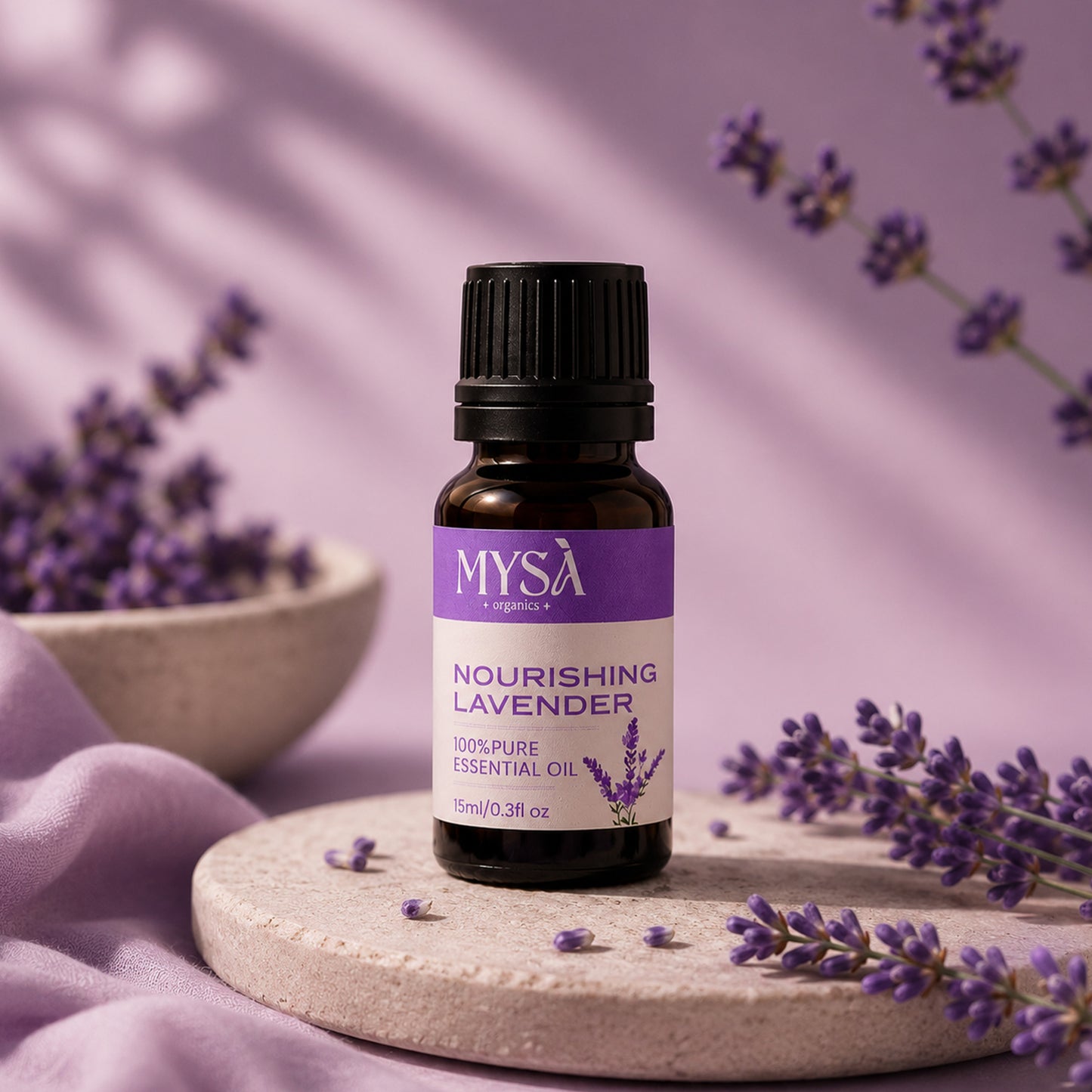 MYSA Organics Pure Lavender Essential Oil 15ml