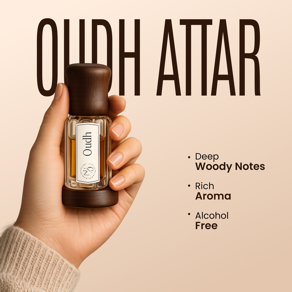 MYSA Organics Oudh Attar 3ml