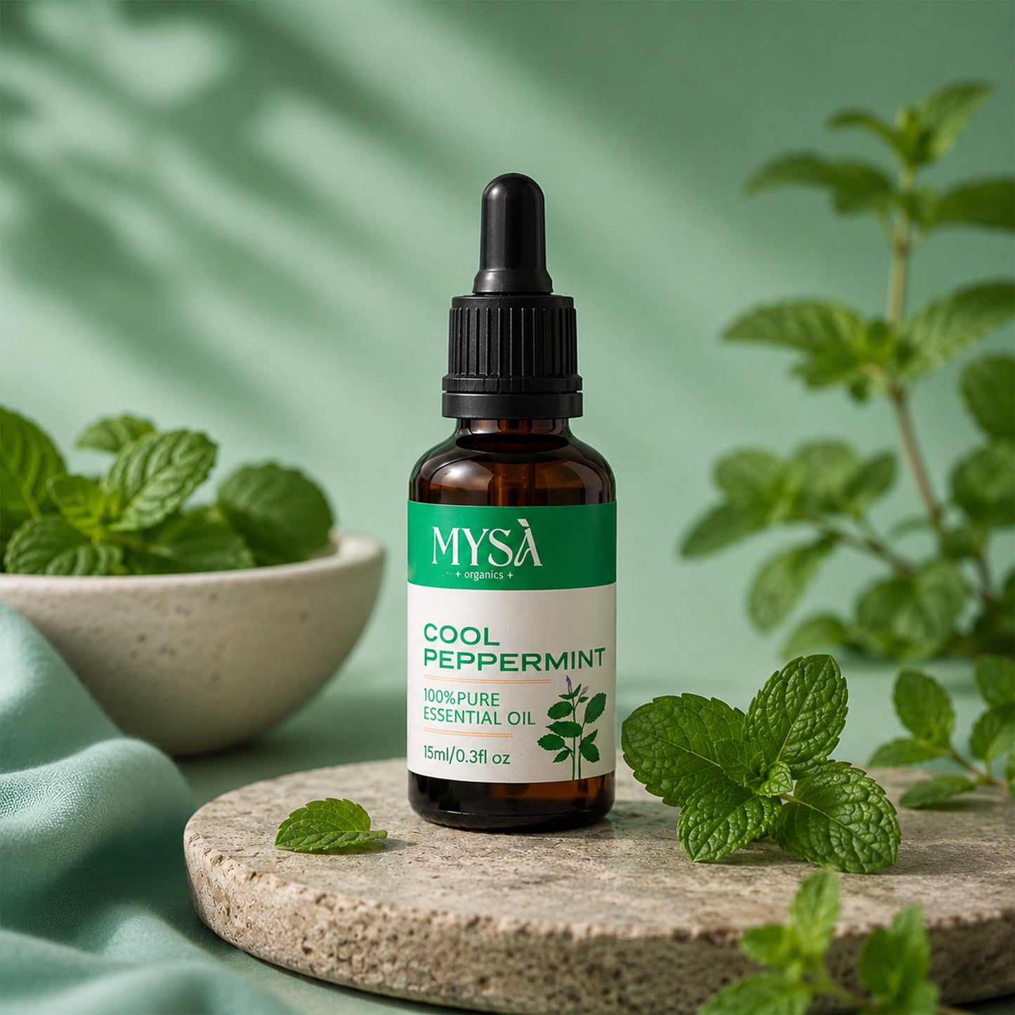 MYSA Organics Pure Peppermint Essential Oil