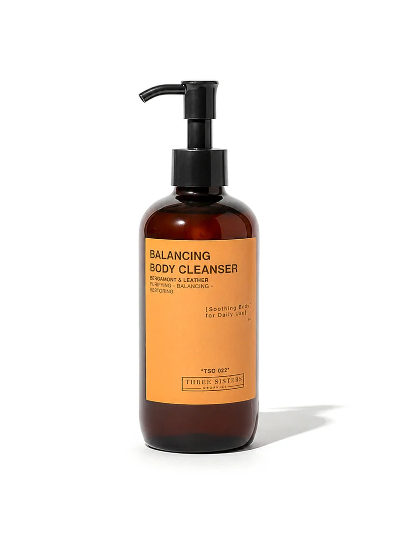 Three Sisters Organics Balancing Body Duo | Bergamot & Leather