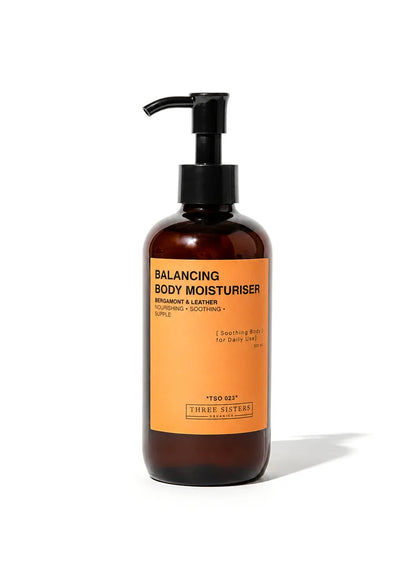 Three Sisters Organics Balancing Body Duo | Bergamot & Leather