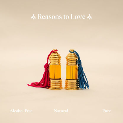 Boond Fragrances | Floral Attar Combo Set | Rose & Jasmine
