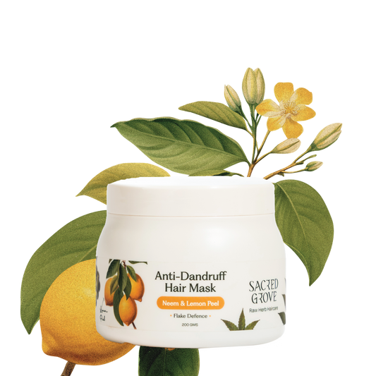 Sacred Grove Neem Leaves & Lemon Peel Anti-Dandruff Hair Mask