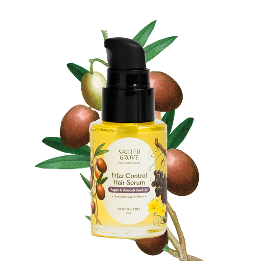 Sacred Grove Argan & Broccoli Seed Frizz Control Serum