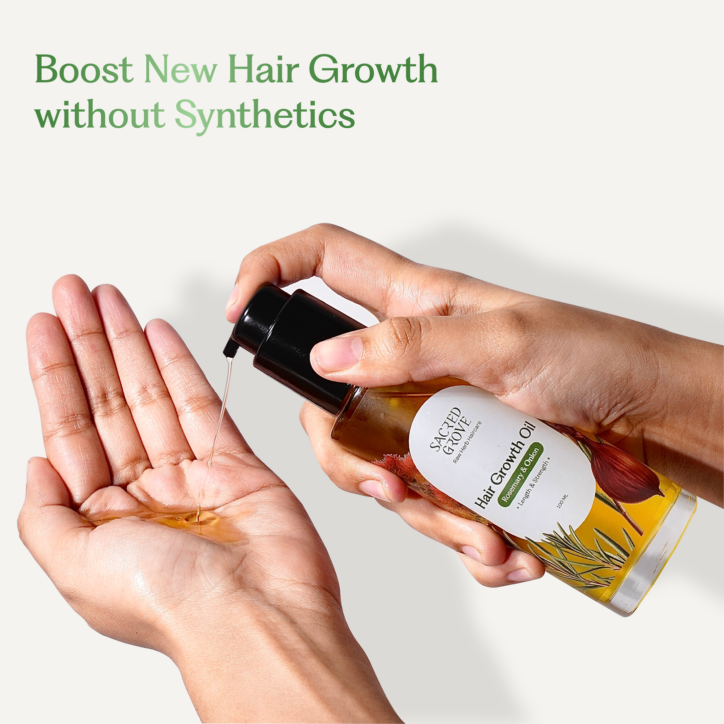 Sacred Grove Rosemary Leaves & Onion Hairgrowth Oil