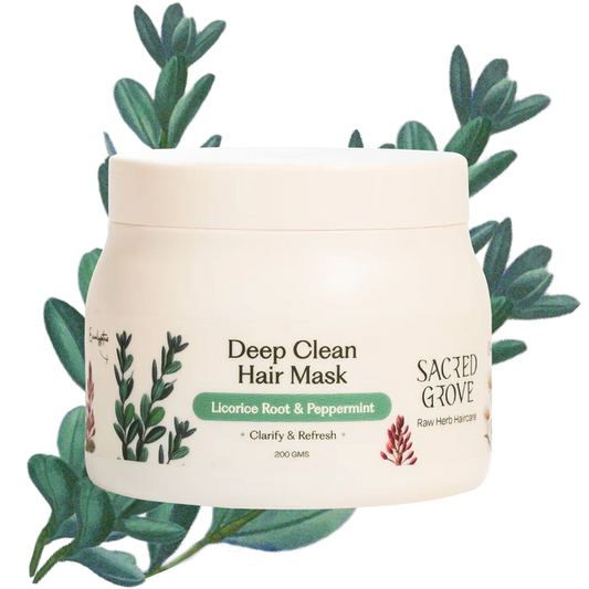 Sacred Grove Licorice & Peppermint Deep Clean Scalp Hair Mask