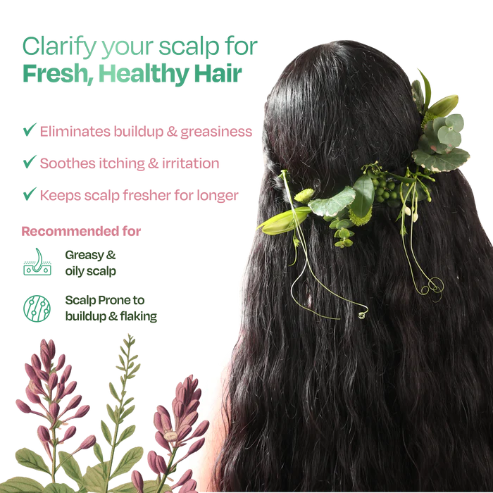 Sacred Grove Licorice & Peppermint Deep Clean Scalp Hair Mask