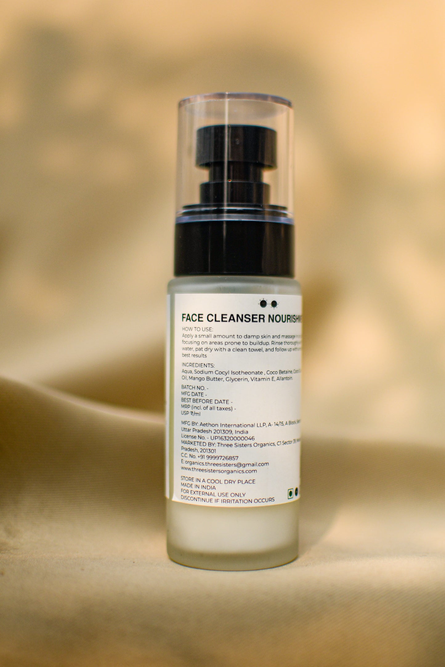 Three Sisters Organics | Face Cleanser Nourishment 50g