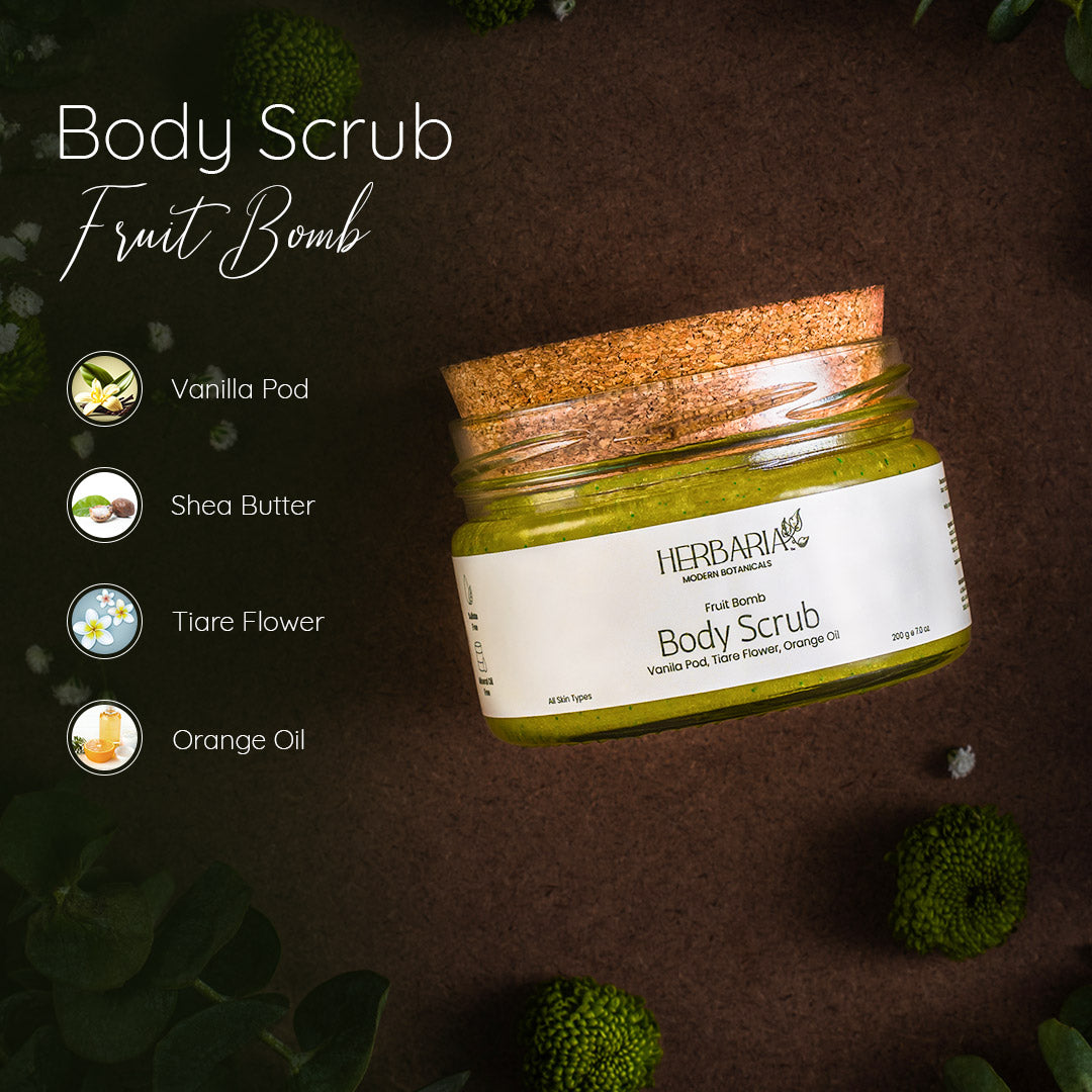 Herbaria Body Scrub Fruit Bomb  200G