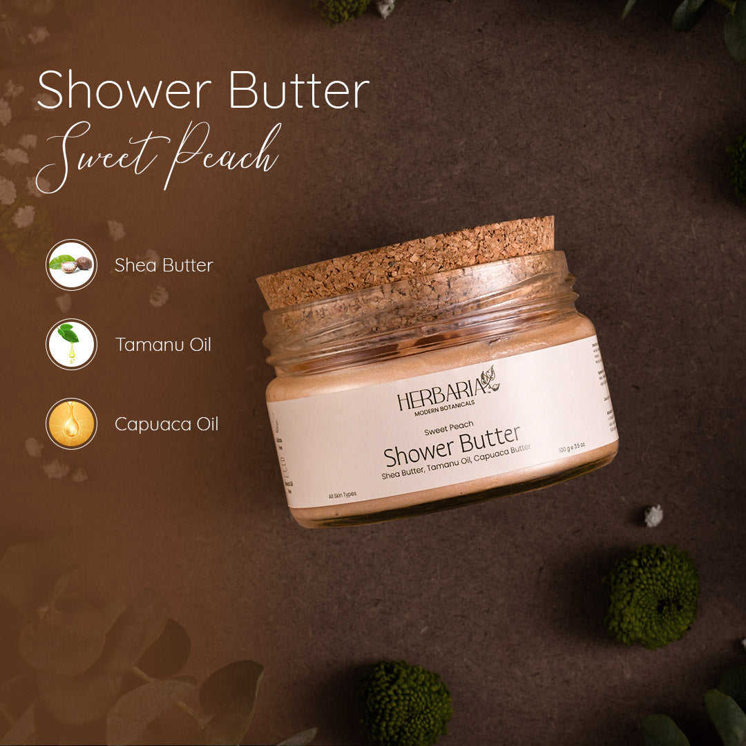 Herbaria Shower Butter Sweet Peach - 120G