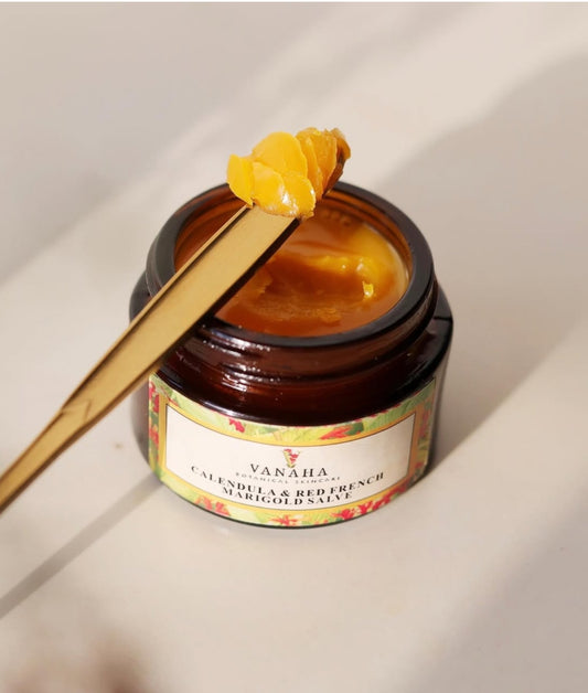 VANAHA BOTANICAL Calendula & Red French Marigold Face Salve 15g