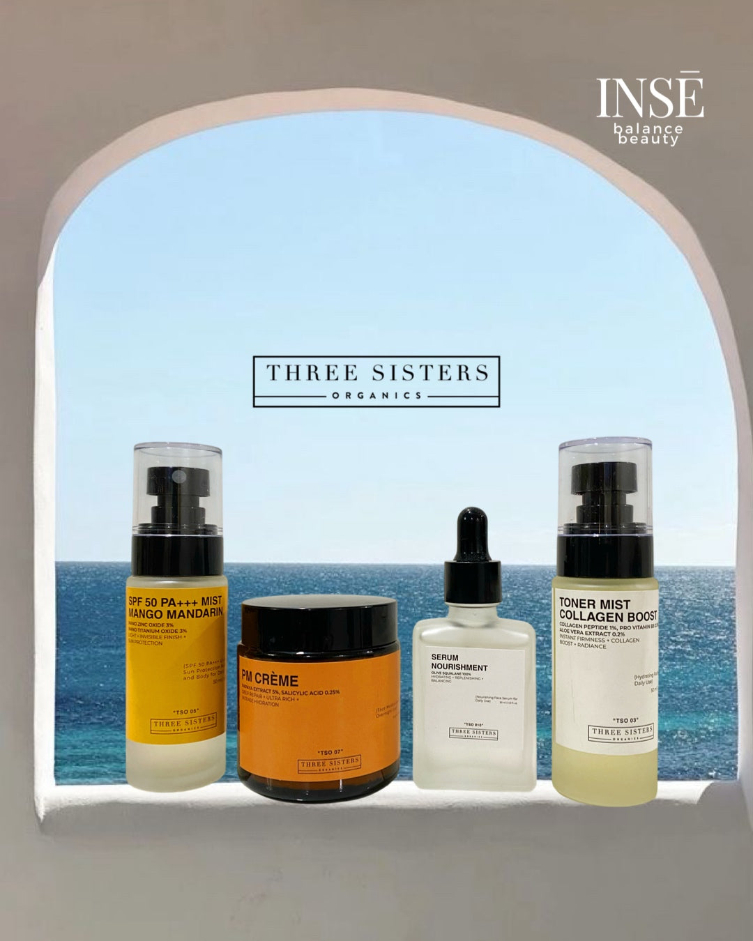 Three Sisters Organics | Face Serum Nourishment | 100% Olive Squalene