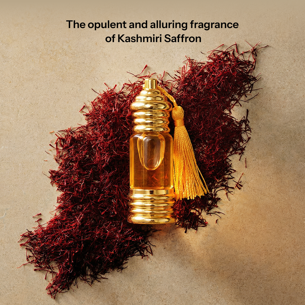 Boond Fragrances | Kesar Natural Perfume Oil (Kashmiri Saffron Attar)