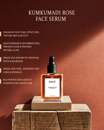 Nurvi Kumkumadi Rose Face Serum