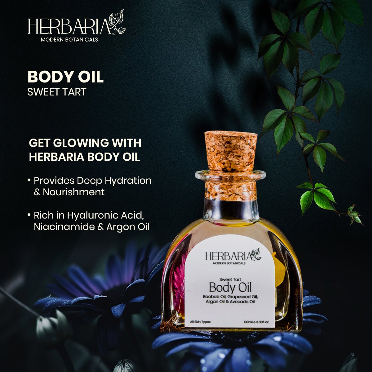Herbaria Body Oil Sweet Tart 100ML