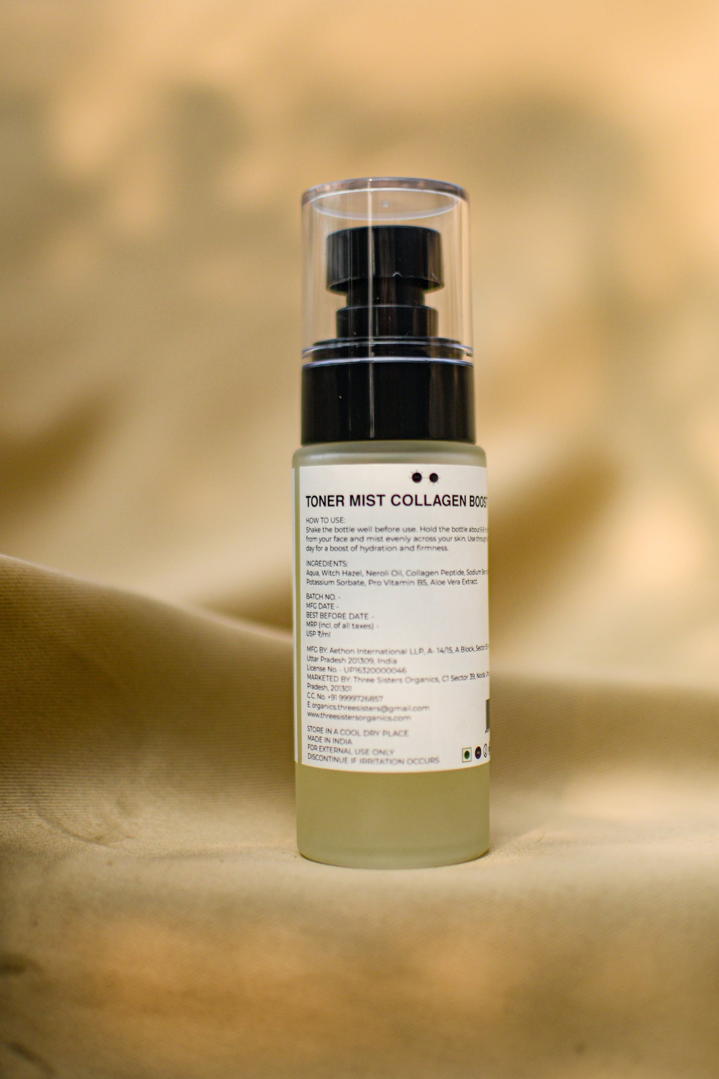 Three Sisters Organics | Toner Mist Collagen Boost