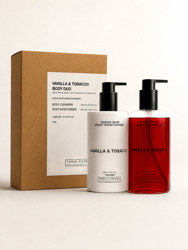Three Sisters Organics Vanilla & Tobacco Body Duo