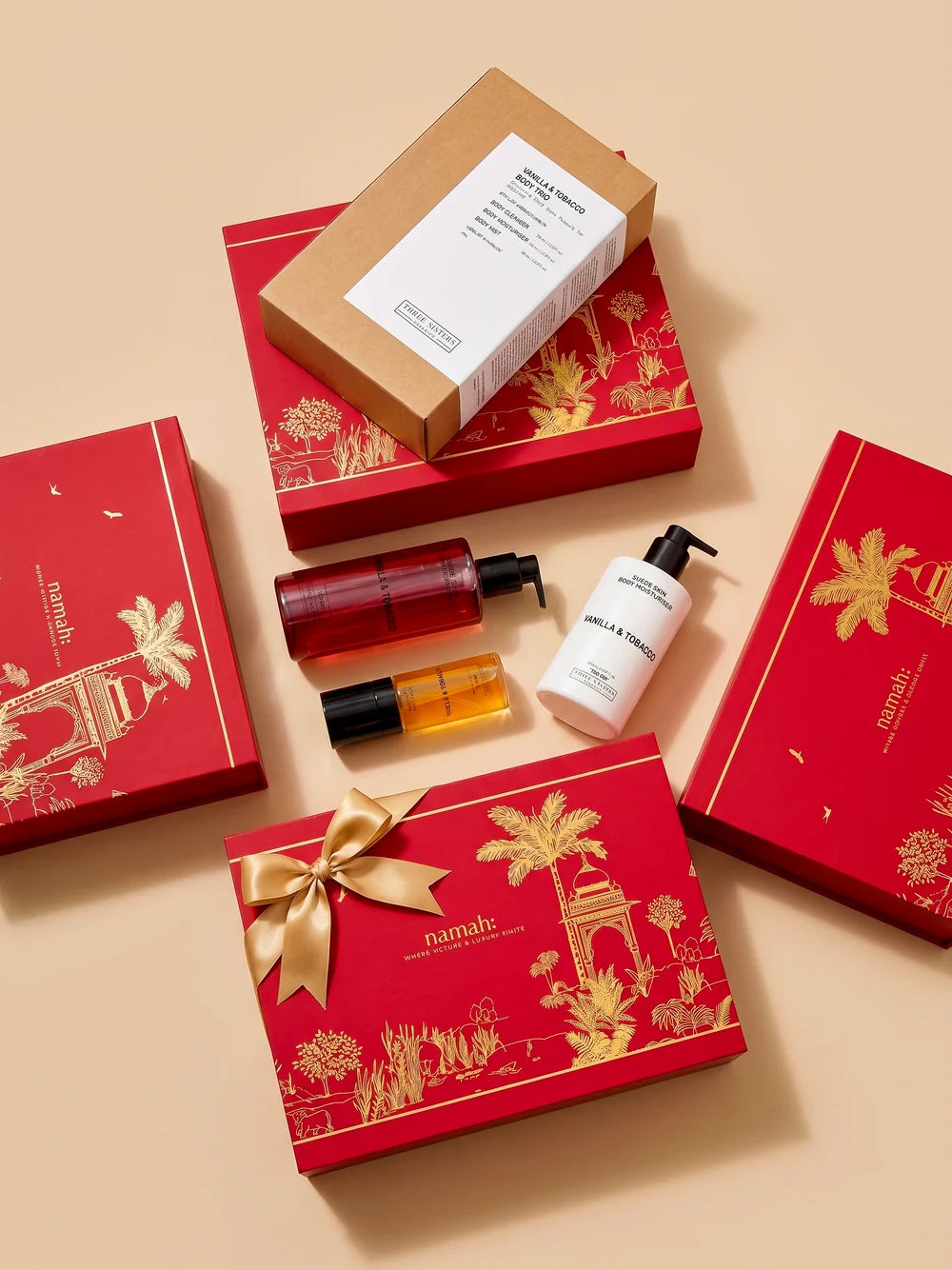 Vanilla & Tobacco Body Trio Set