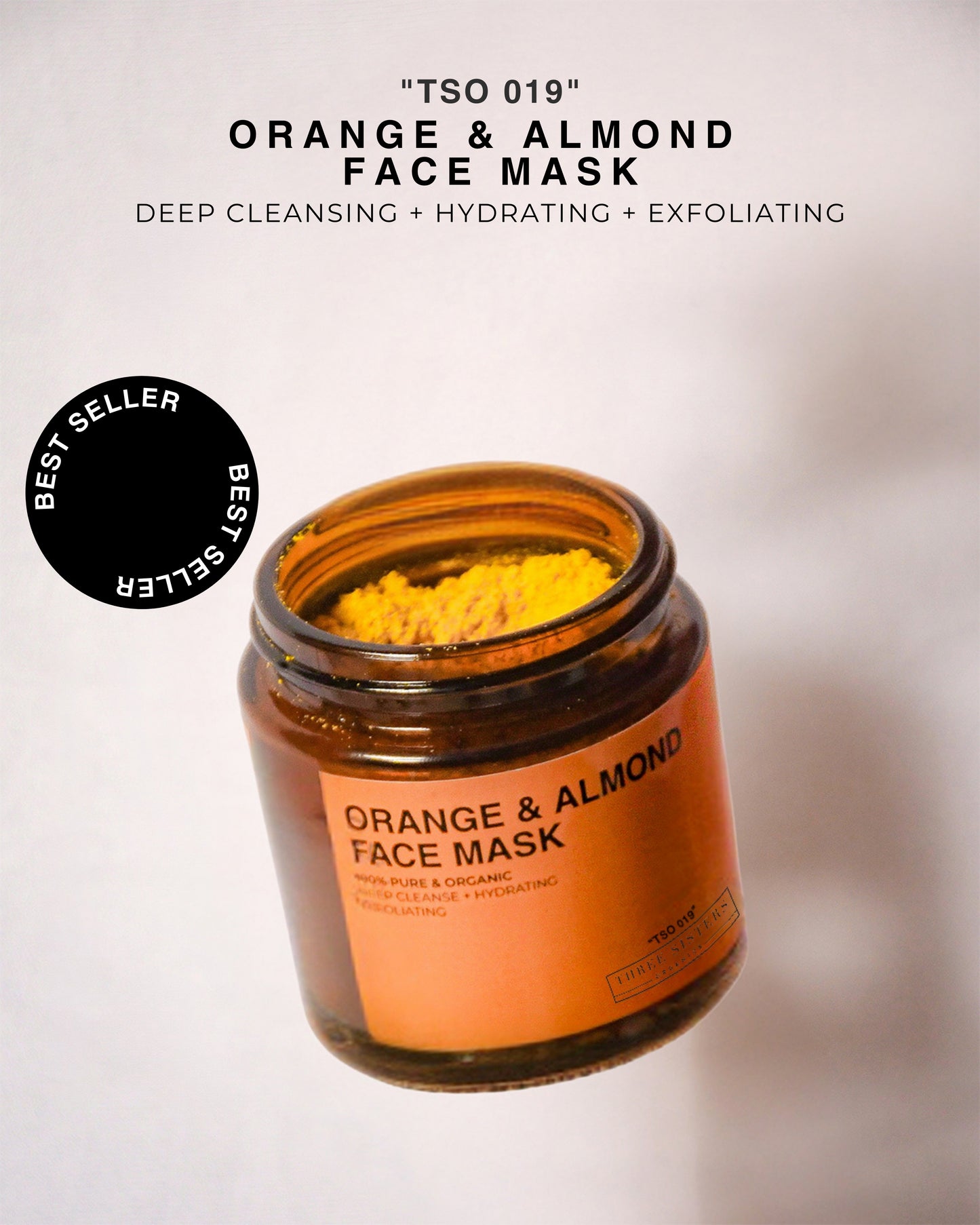 Three Sisters Organics | Orange & Almond Face Mask