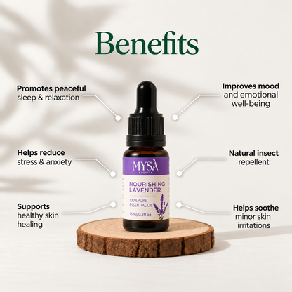 MYSA Organics Pure Lavender Essential Oil 15ml