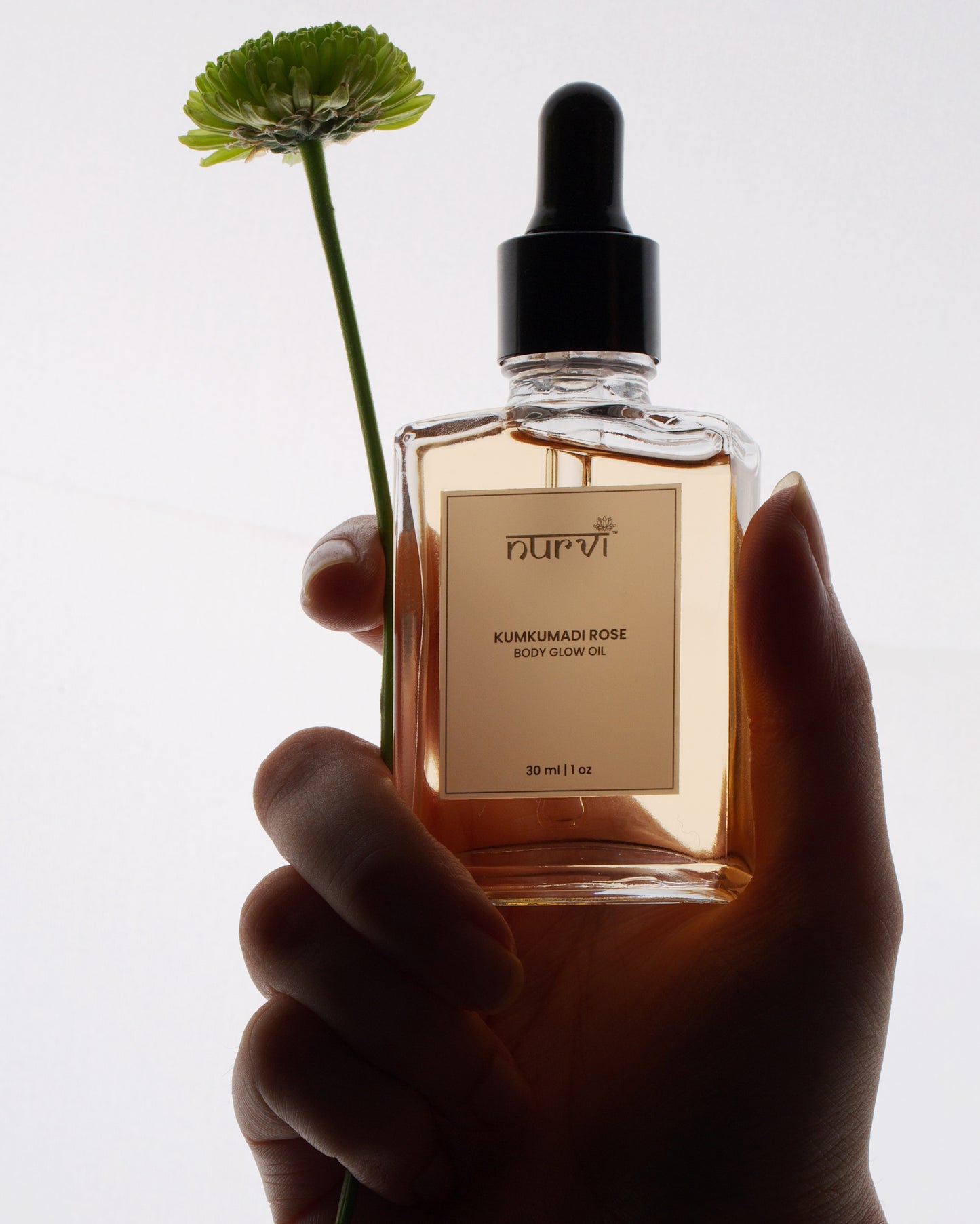 Nurvi Kumkumadi Rose Body Glow Oil