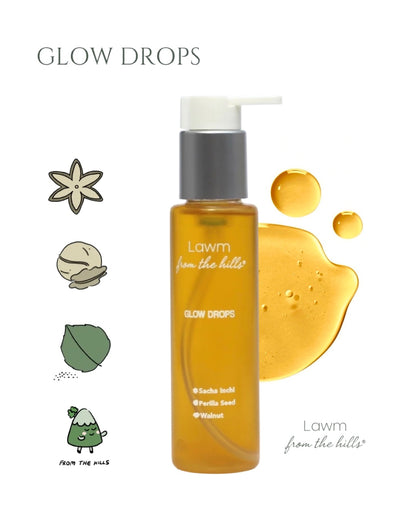 Lawm from the hills Glow Drops Face oil (100ml)