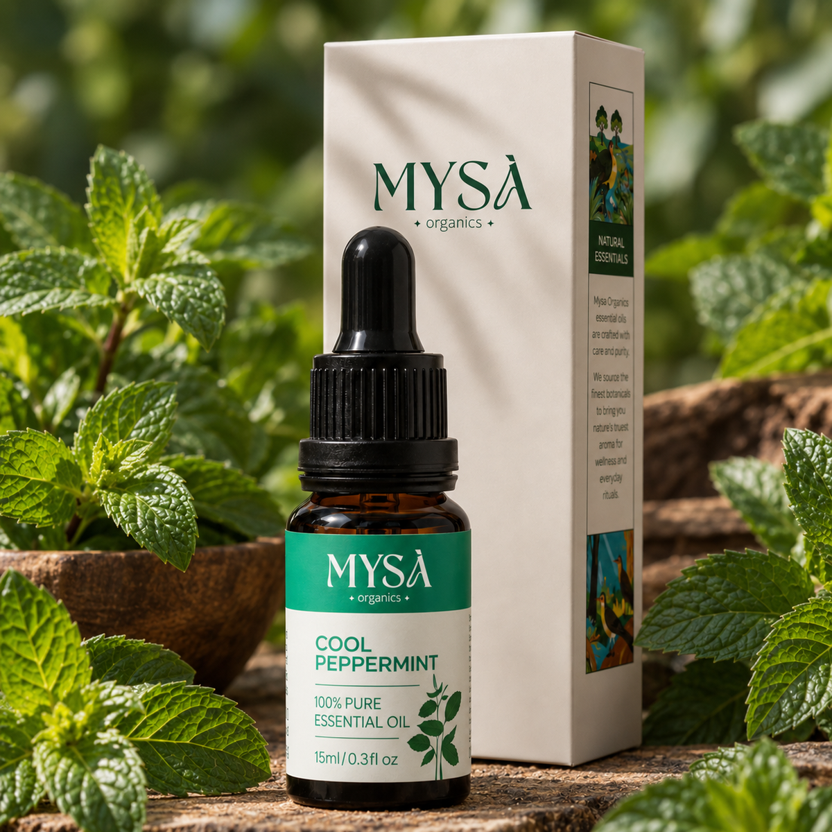 MYSA Organics Pure Peppermint Essential Oil