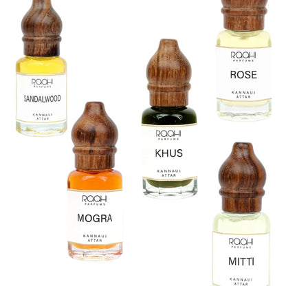 Raahi Parfums | Mitti Attar | Authentic Indian Attar 12ml